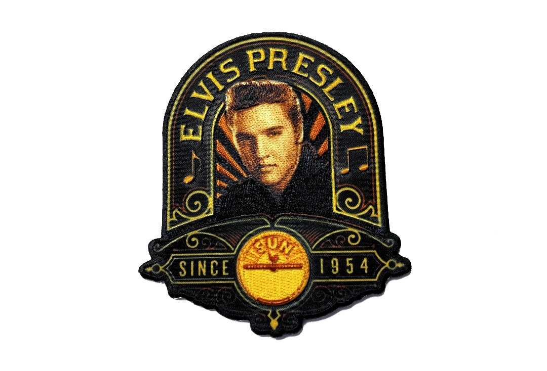 Elvis Presley - Studio Portrait Iron On Printed & Embroidered Patch