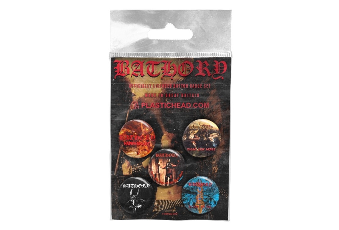 Bathory - Classic Bathory Official Button Badge Pack