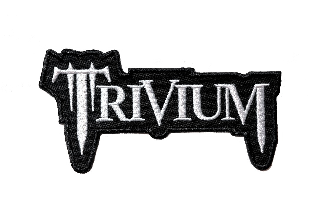 Trivium - Cut-Out Classic Logo Iron On Embroidered Patch