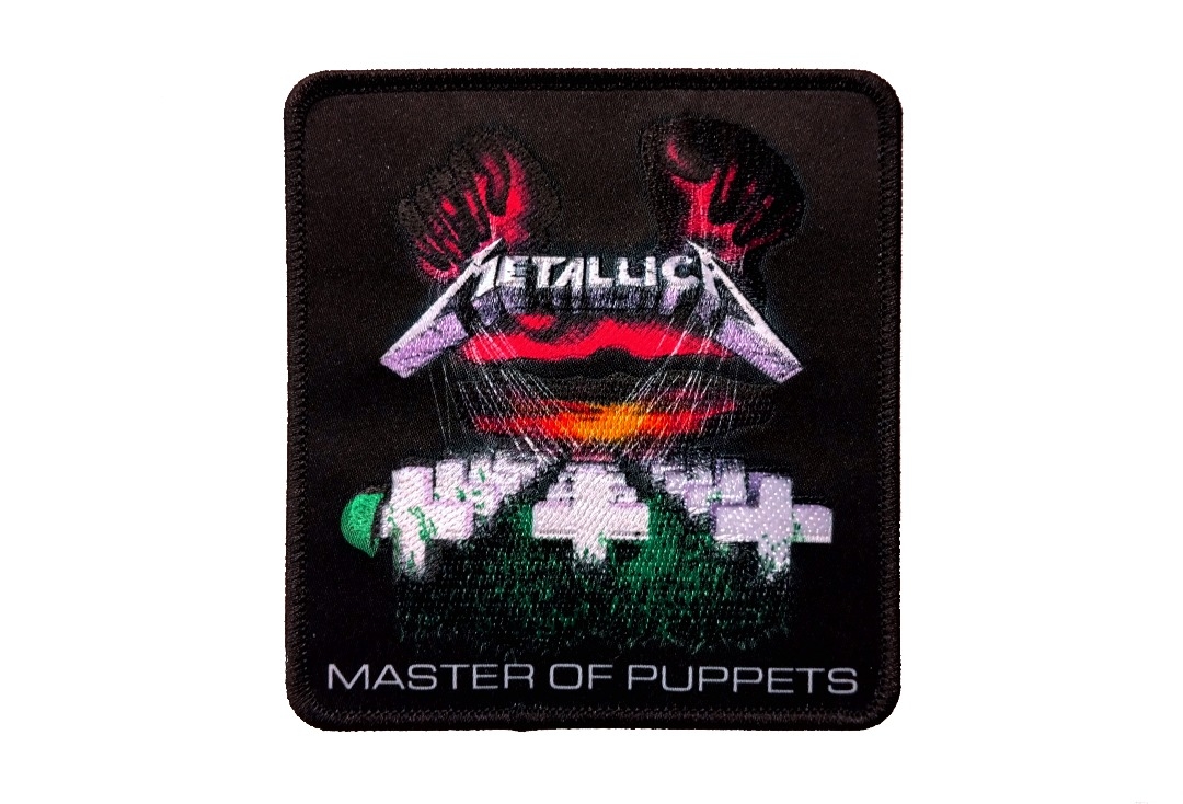 Metallica - Master Of Puppets Classic Iron On Printed & Embroidered Patch