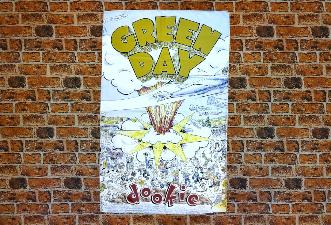 Green Day - Dookie Printed Textile Poster