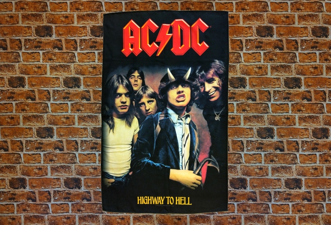 AC/DC - Highway To Hell Printed Textile Poster