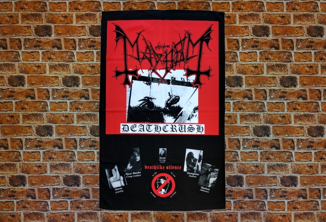 Mayhem - Deathcrush Printed Textile Poster