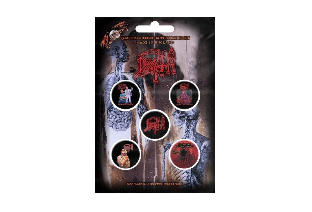 Death - Albums Official Button Badge Pack