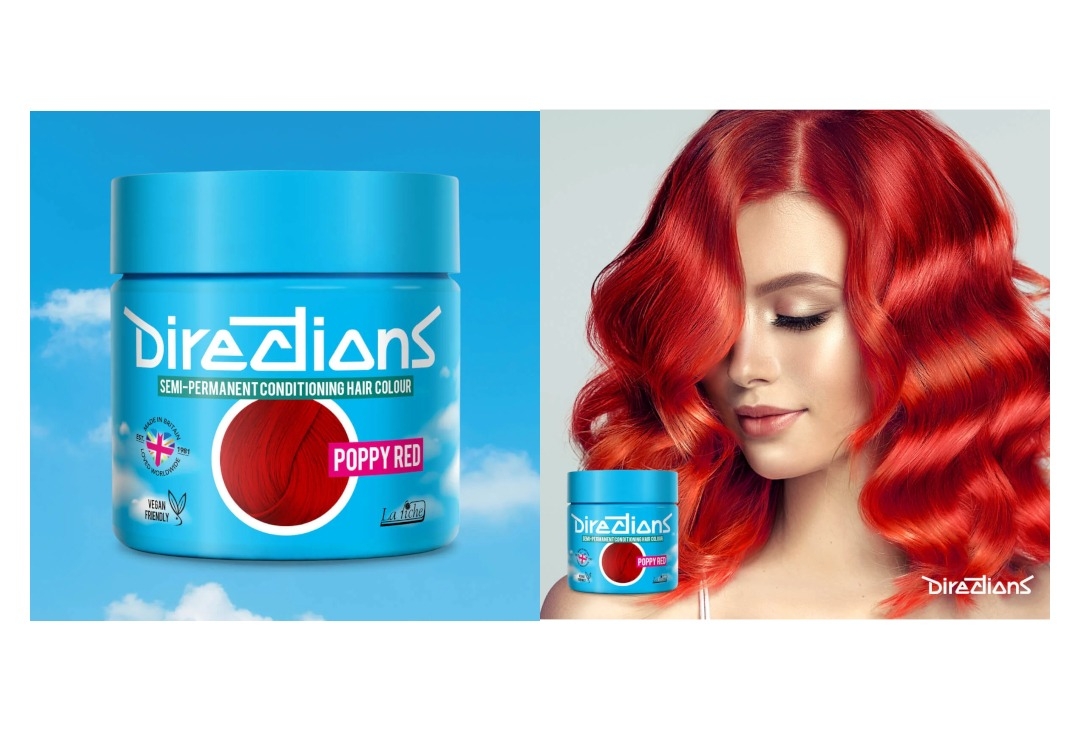 Poppy Red Directions Semi-Permanent Hair Colour