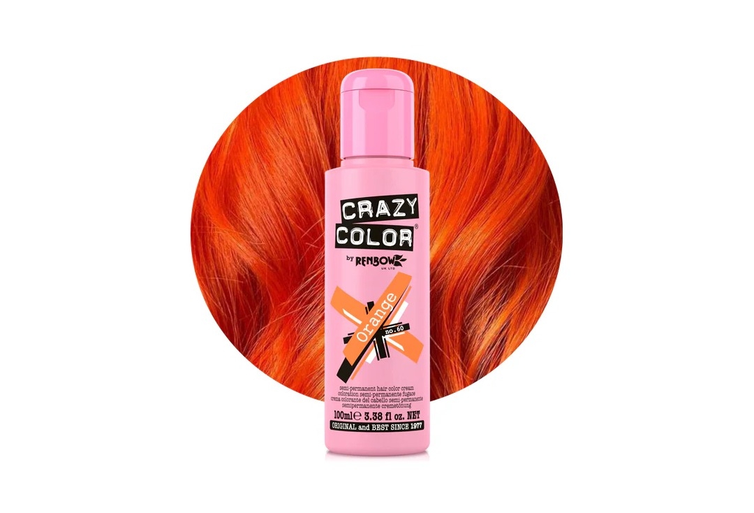 #60 Orange Crazy Color Semi-Permanent Hair Colour