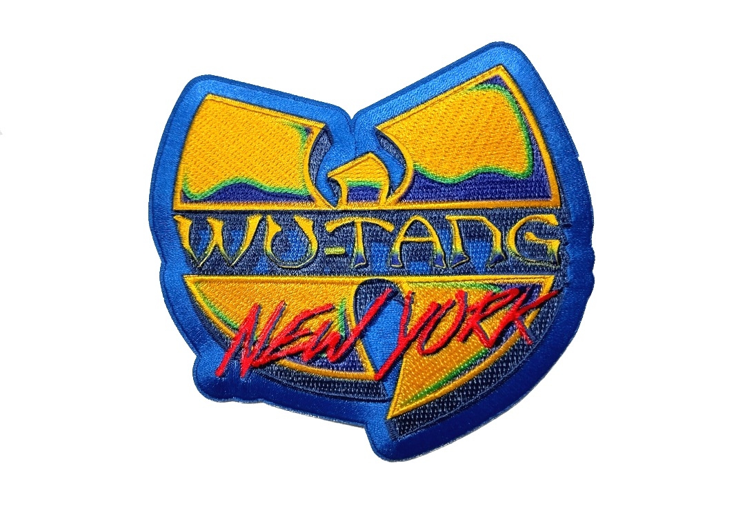 Wu-Tang Clan - Blue New York Logo Iron On Embroidered Patch