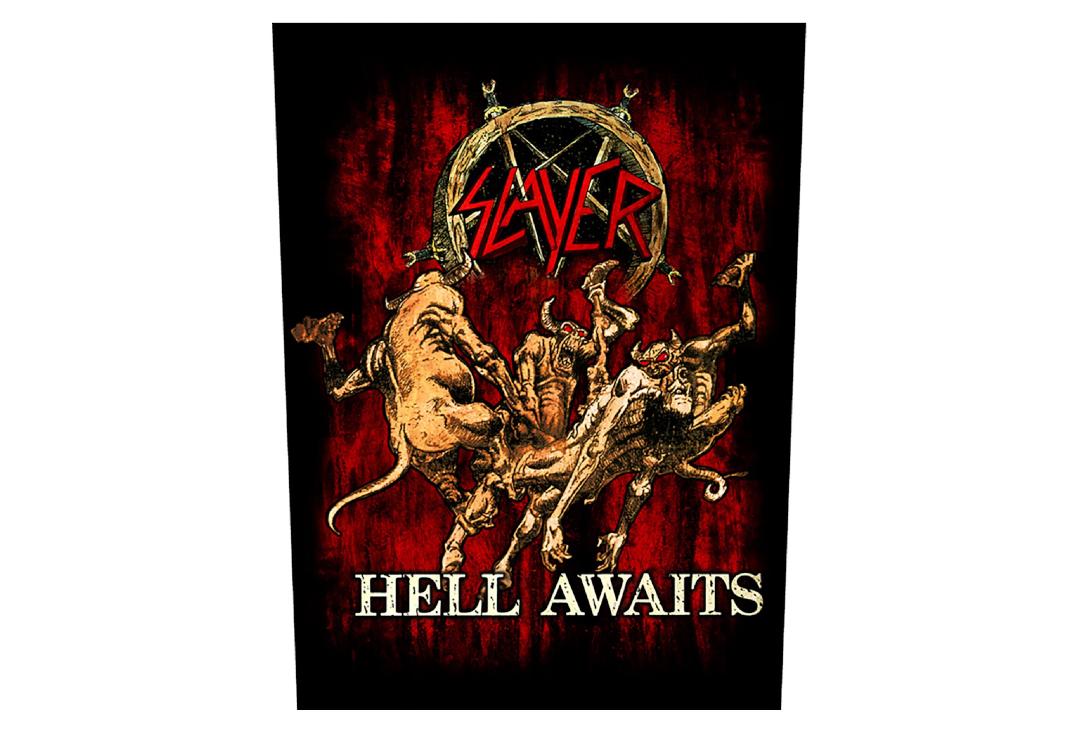 Official Band Merch | Slayer - Hell Awaits Printed Back Patch