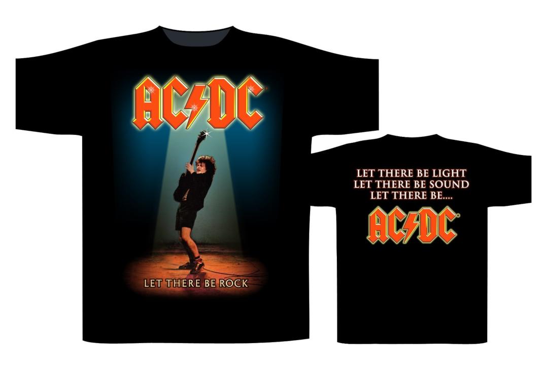 Official Band Merch | AC/DC - Let There Be Rock Men's Short Sleeve T-Shirt