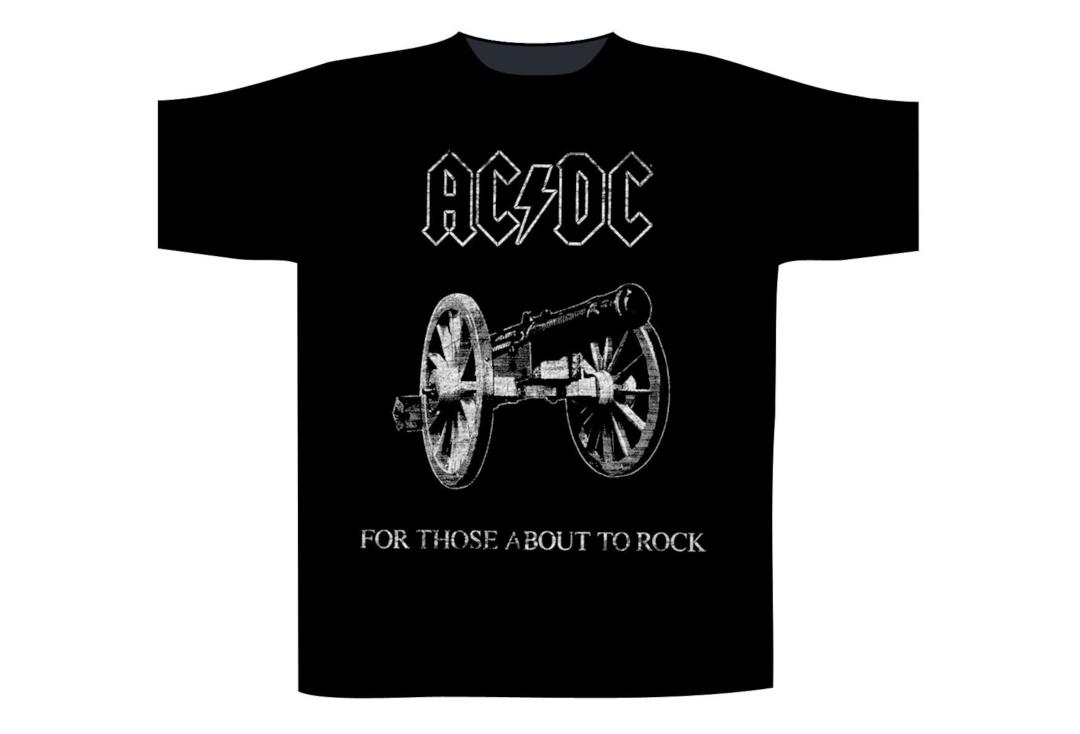 Official Band Merch | AC/DC - For Those About To Rock Men's Short Sleeve T-Shirt