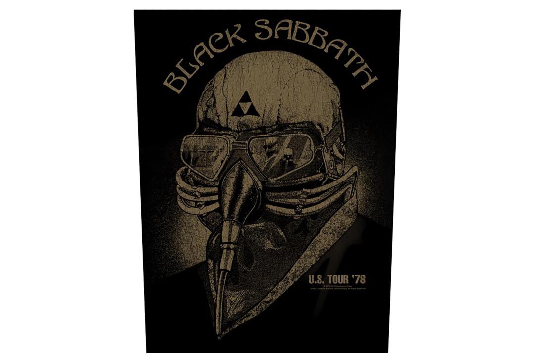 Official Band Merch | Black Sabbath - US Tour '78 Printed Back Patch