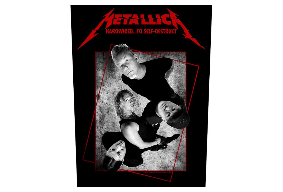 Official Band Merch | Metallica - Hardwired Concrete Printed Back Patch