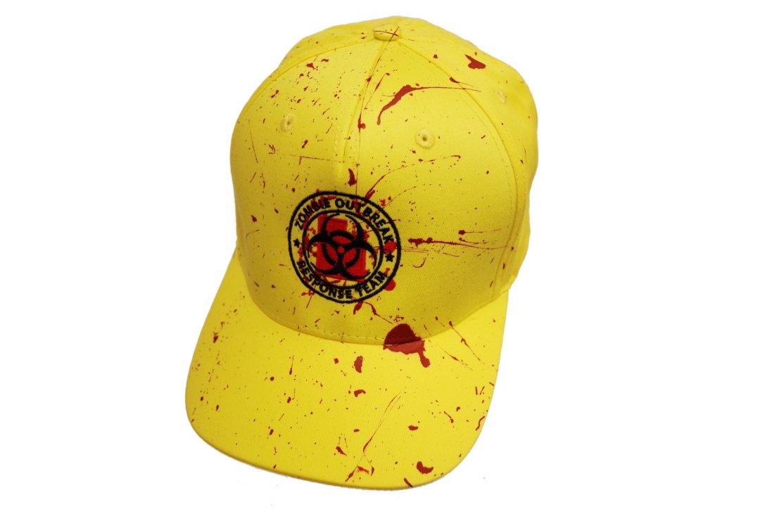 Darkside | Yellow Zombie Response Splatter Baseball Cap