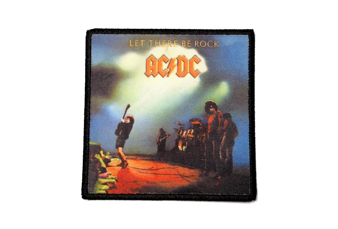 Official Band Merch | AC/DC - Let There Be Rock Album Cover Woven Patch
