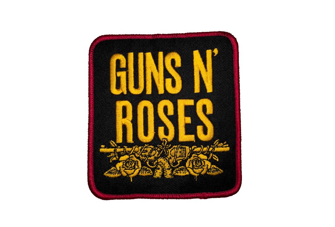 Official Band Merch | Guns N' Roses - Stacked Black Woven Patch