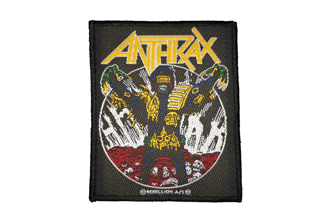 Official Band Merch | Anthrax - Judge Death Woven Patch