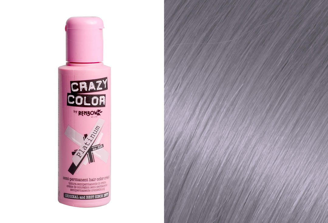 Renbow | Crazy Color Semi-Permanent Hair Colour (028 Platinum)