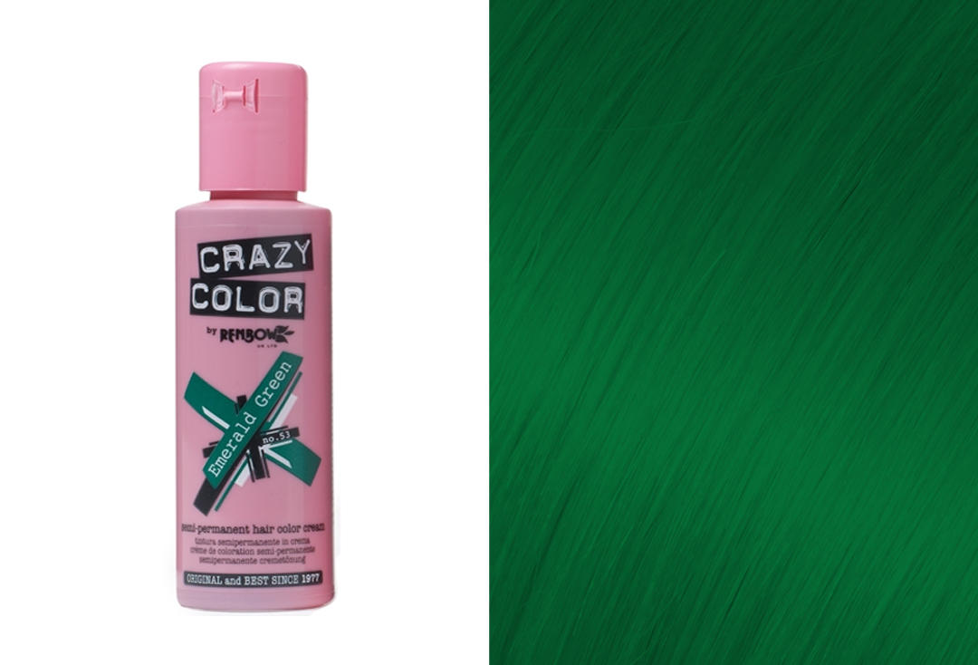 Renbow | Crazy Color Semi-Permanent Hair Colour (053 Emerald)