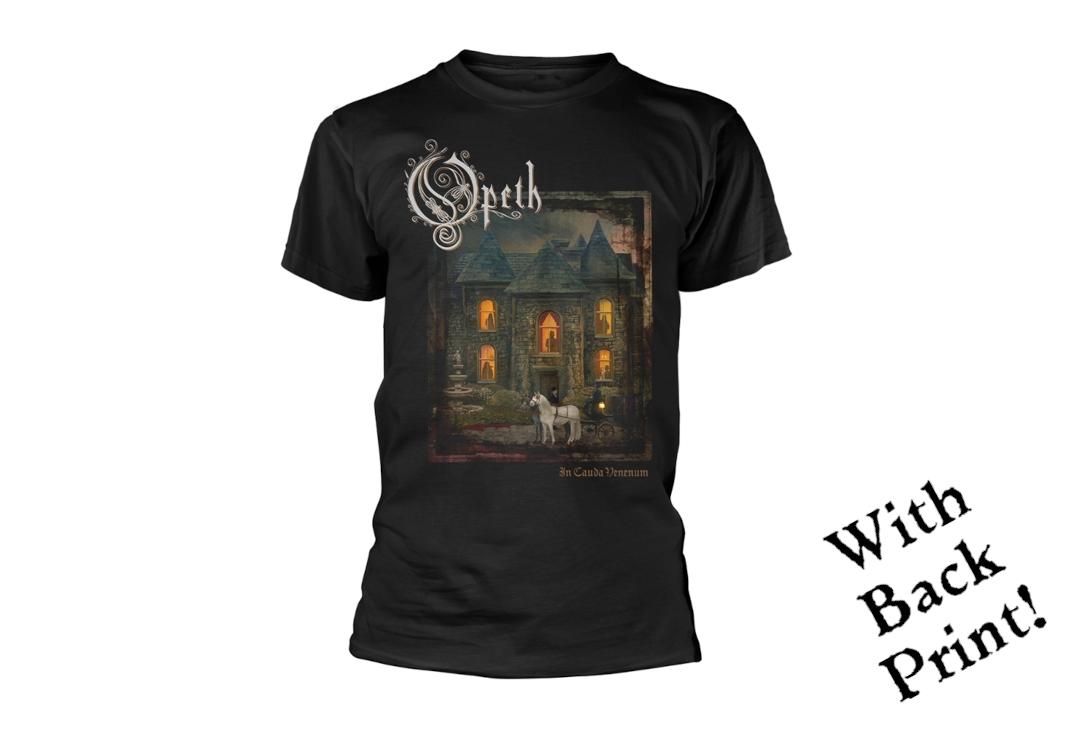Official Band Merch | Opeth - In Caude Venenum Official Men's Short Sleeve T-Shirt - Front
