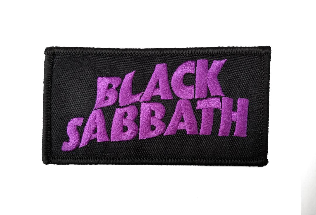 Official Band Merch | Black Sabbath - Wavy Logo Woven Patch