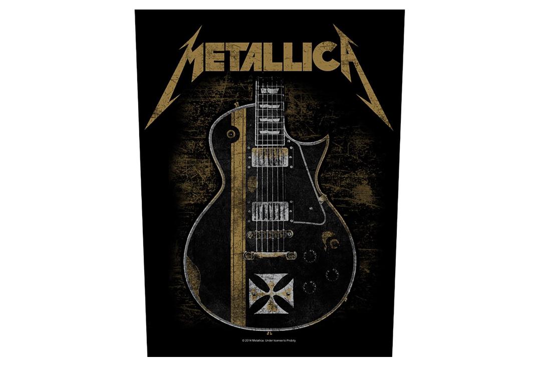 Official Band Merch | Metallica - Hetfield Guitar Printed Back Patch