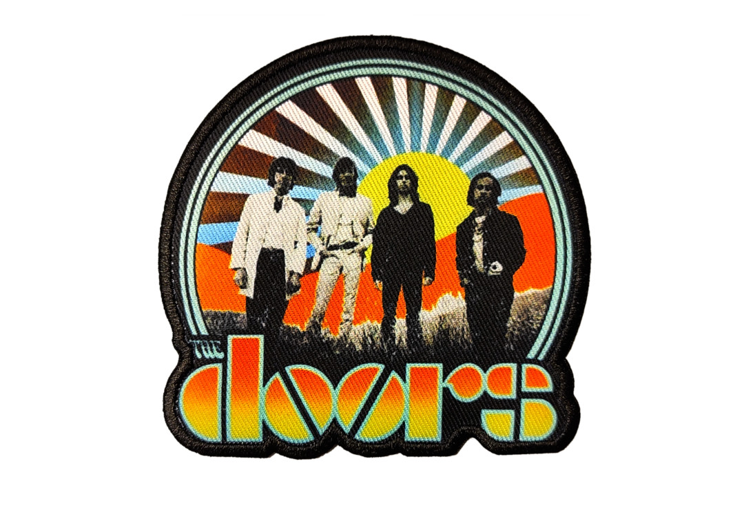 Official Band Merch | The Doors - Sunrise Woven Patch