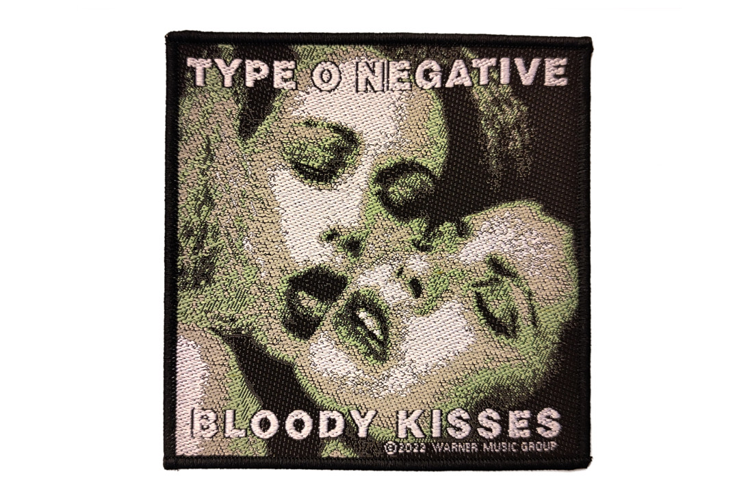 Official Band Merch | Type O Negative - Bloody Kisses Woven Patch