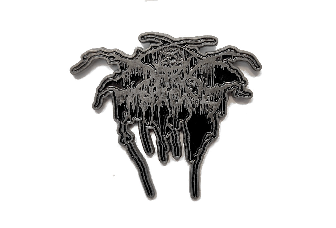 Official Band Merch | Darkthrone - Logo Metal Pin Badge