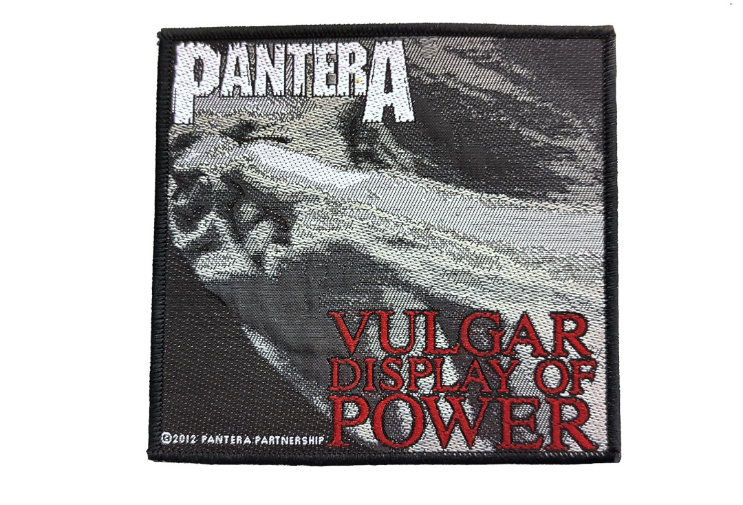 Official Band Merch | Pantera - Vulgar Display Of Power Woven Patch