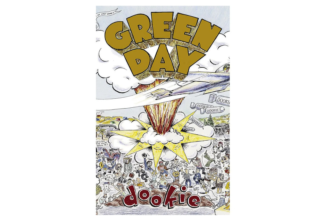 Official Band Merch | Green Day - Dookie Printed Textile Poster