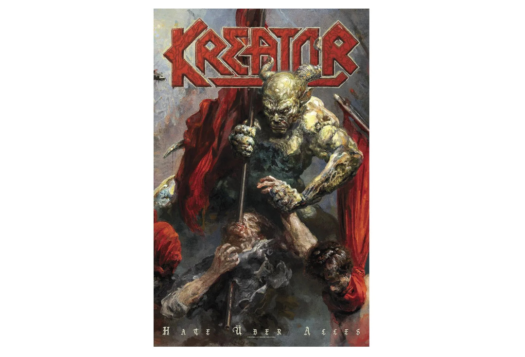 Official Band Merch | Kreator - Hate Uber Alles Printed Textile Poster