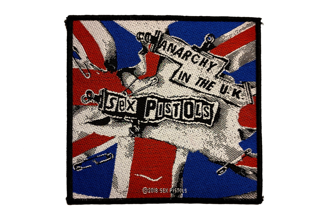 Official Band Merch | Sex Pistols - Anarchy In The UK Woven Patch