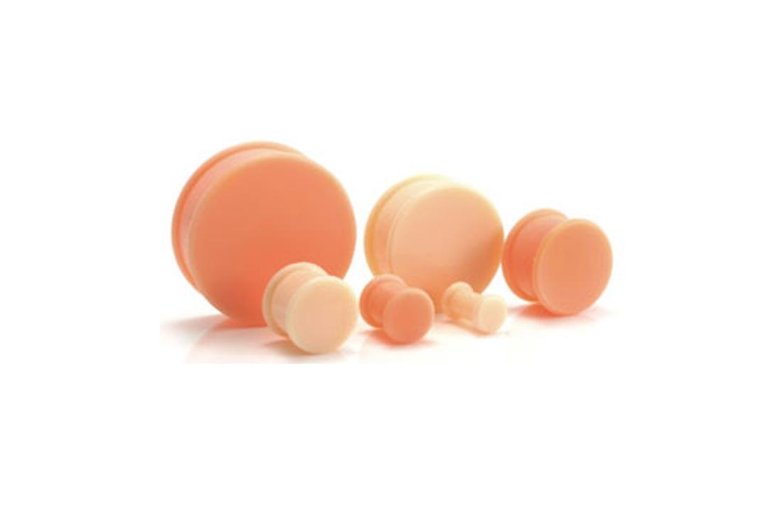 Void Clothing | Flesh Coloured Silicone Tone Hider Plug 4mm to 30mm