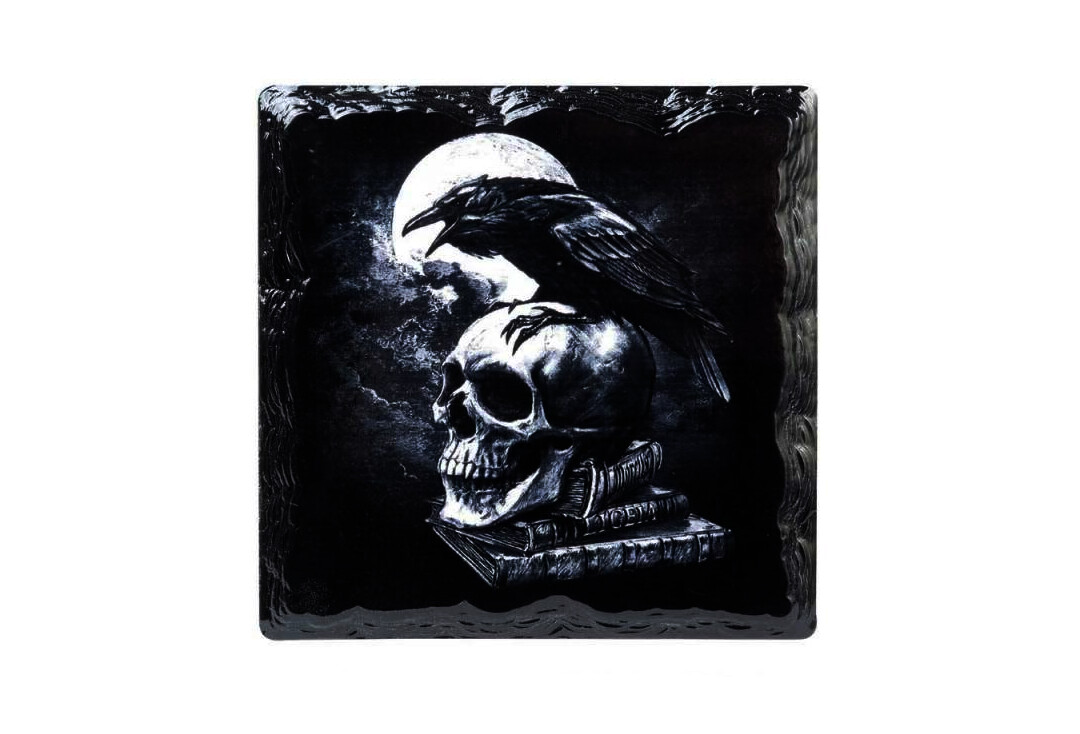 Black Coffee Black Clothes Alchemy Gothic Ceramic Coaster