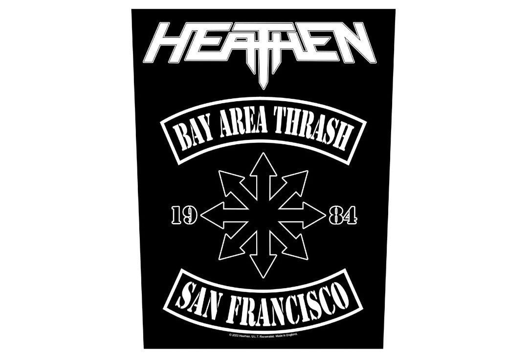 Official Band Merch | Heathen - Bay Area Thrash Printed Back Patch