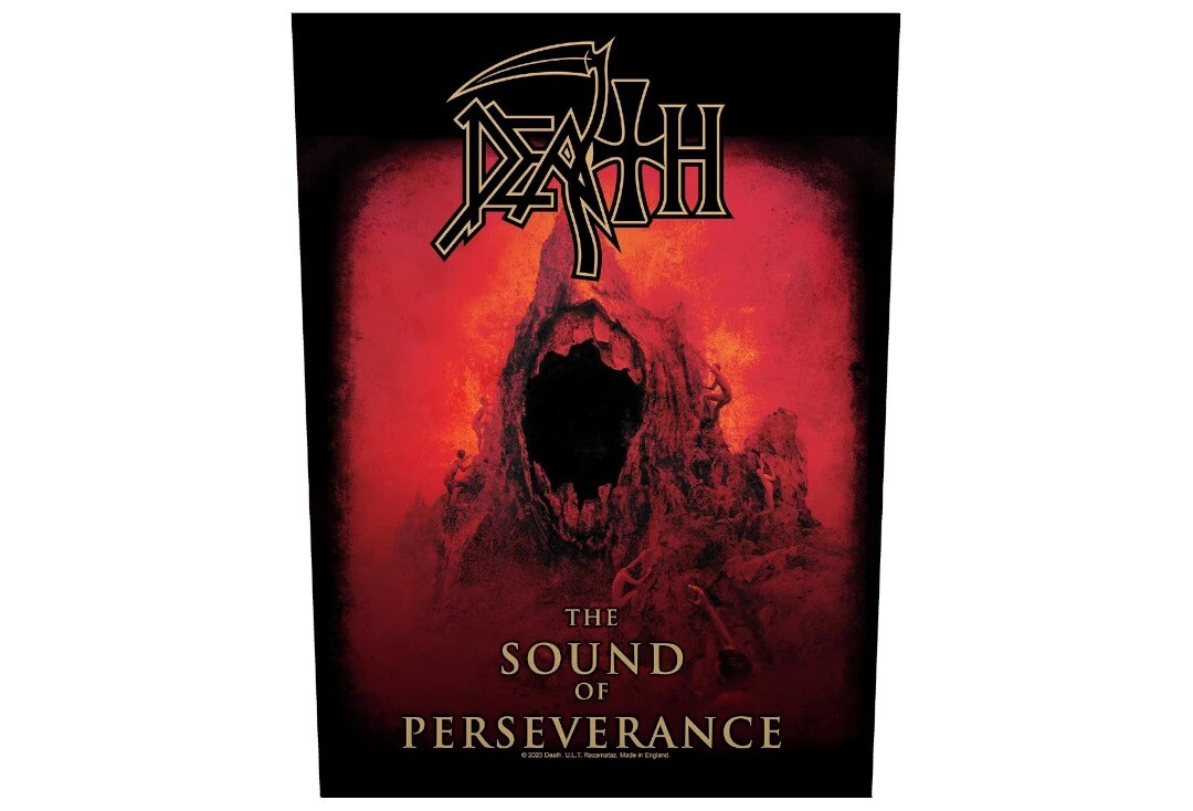 Official Band Merch | Death - The Sound Of Perseverance Printed Back Patch