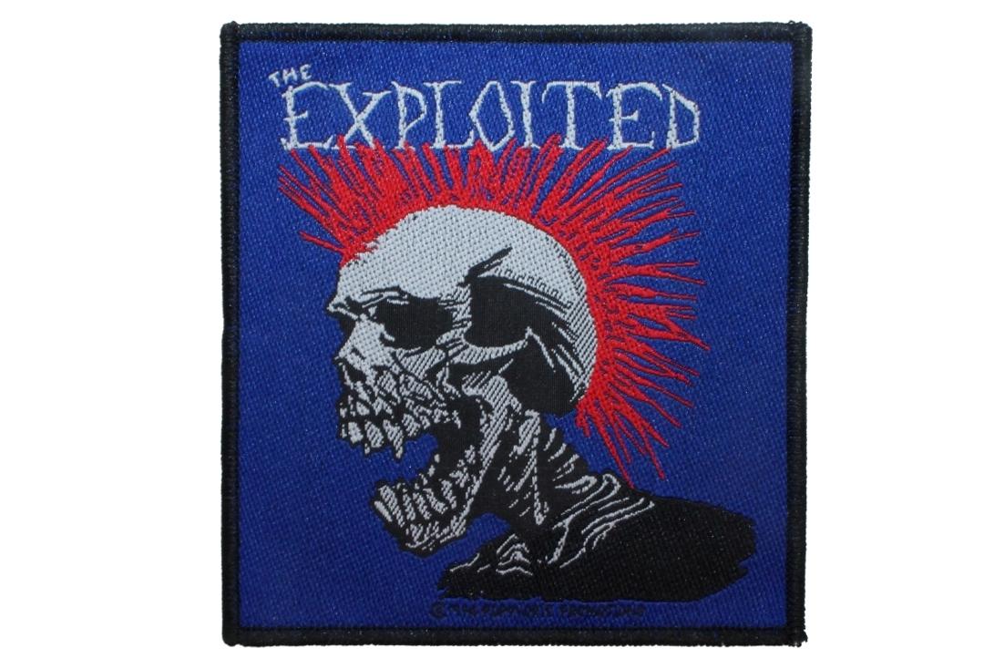 Official Band Merch | The Exploited - Mohican Multicolour Woven Patch