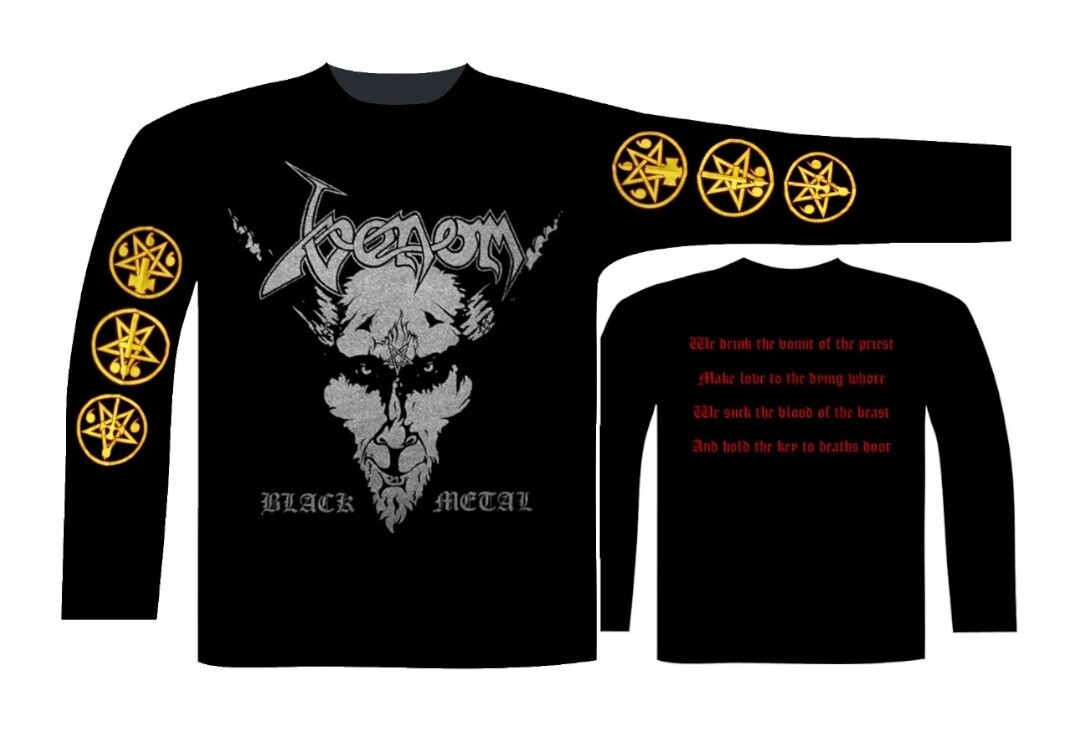 Venom Black Metal Men s Official Long Sleeve T Shirt