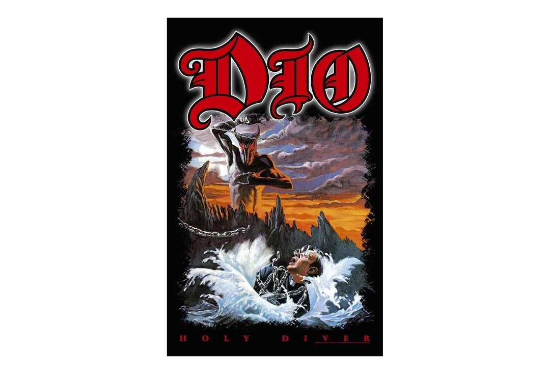 Dio - Holy Diver Printed Textile Poster