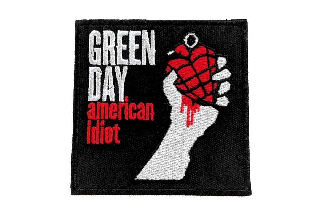 Green Day - Square American Idiot Iron On Embroidered Patch