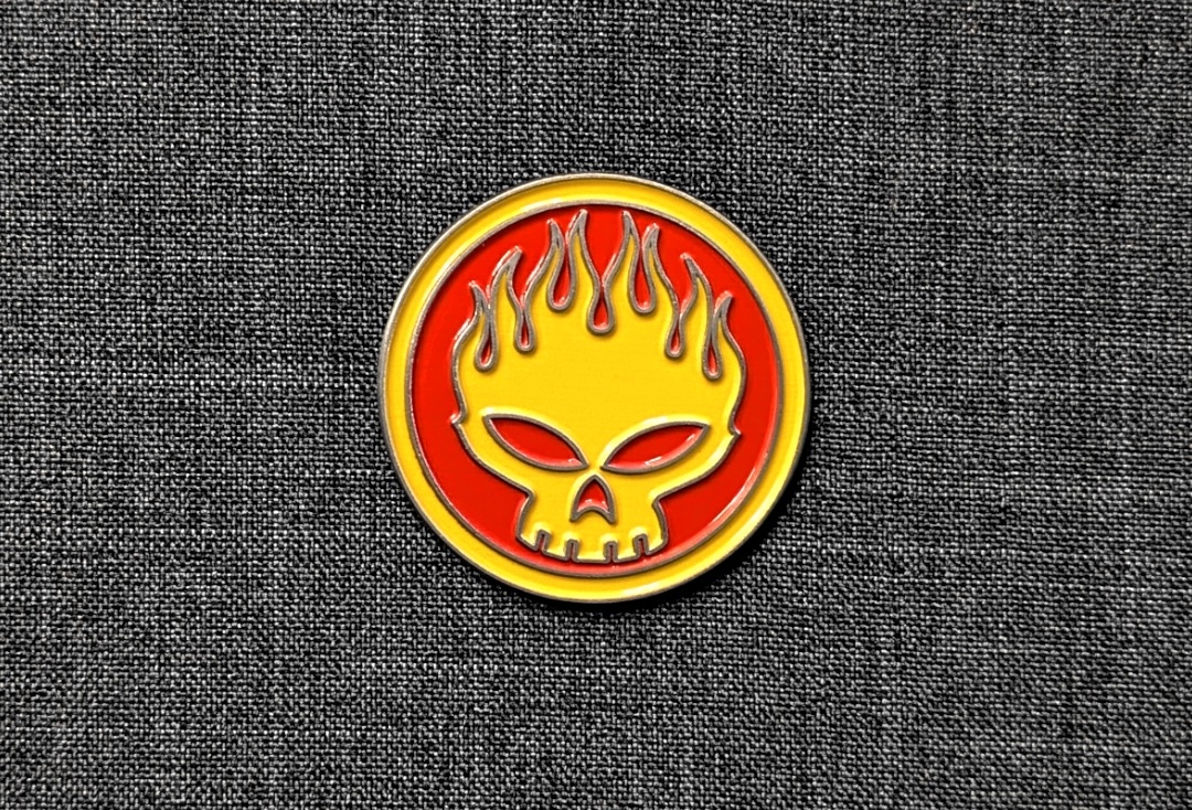 The Offspring - Skull Logo Official Metal Pin Badge