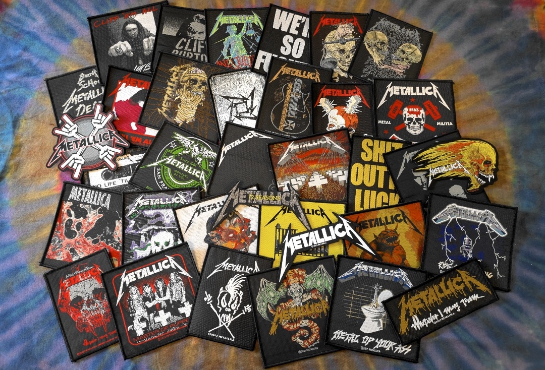 Metallica - Bundle Of 35 Official Sew On Woven Patches Albums