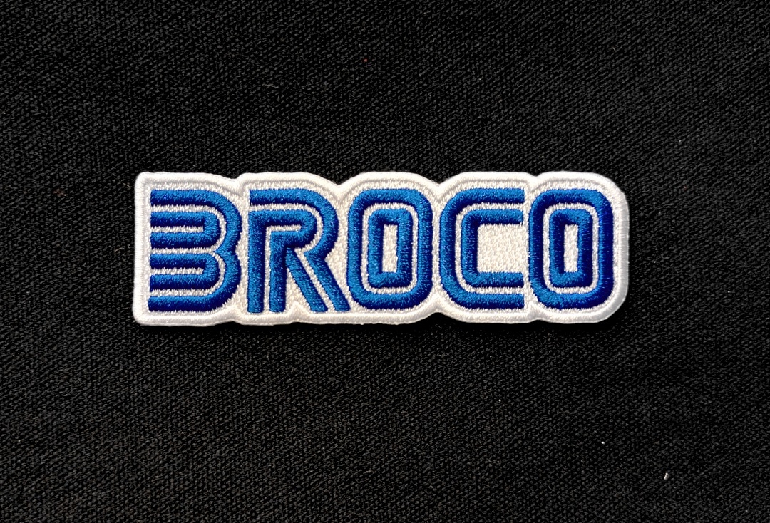 Don Broco - Blue Cut Out Logo Iron On Embroidered Patch