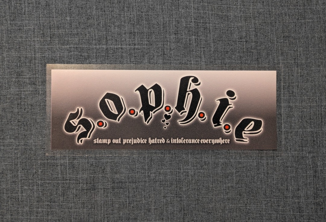 Classic Logo Sophie Lancaster Vinyl Window Sticker