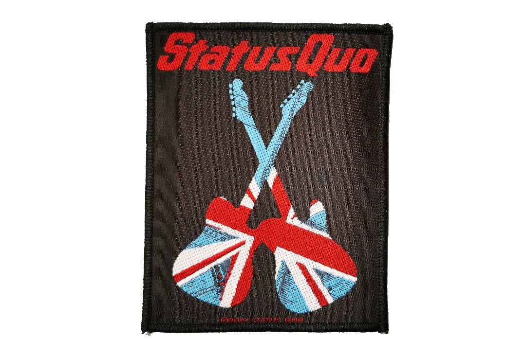 Status Quo - Guitars Sew On Woven Patch