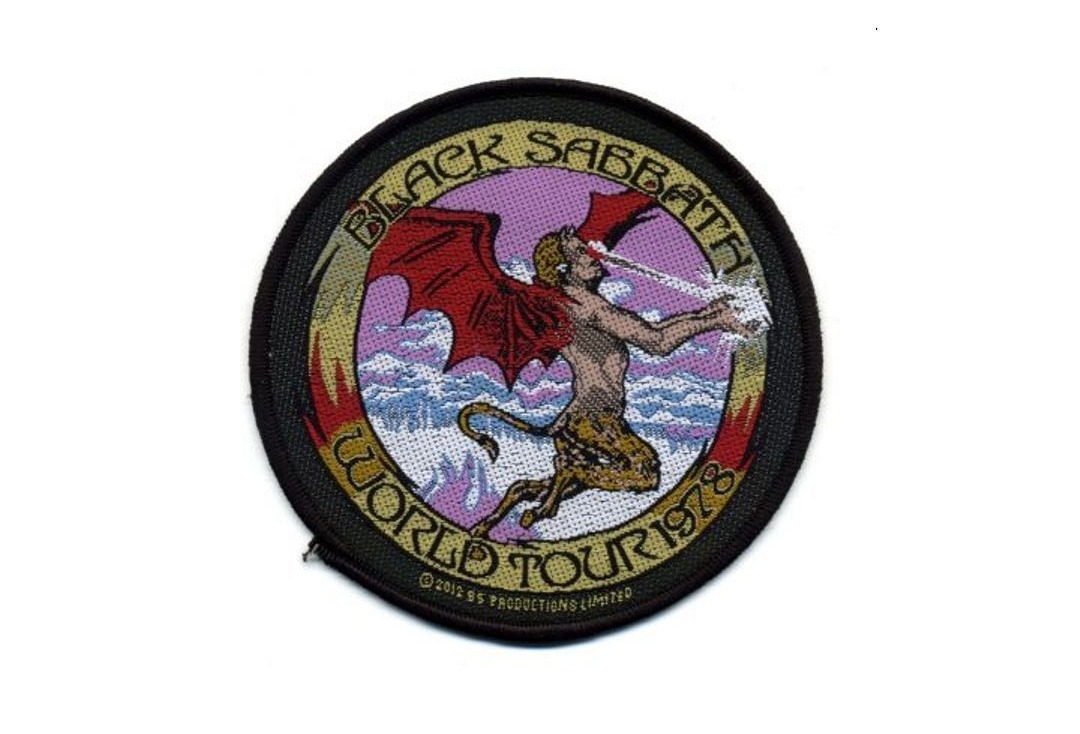 Black Sabbath - World Tour 1978 Sew On Woven Patch