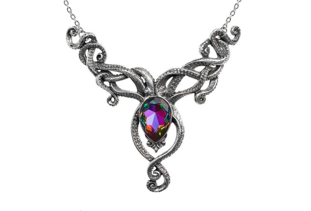 Kraken Alchemy Gothic Necklace - Main