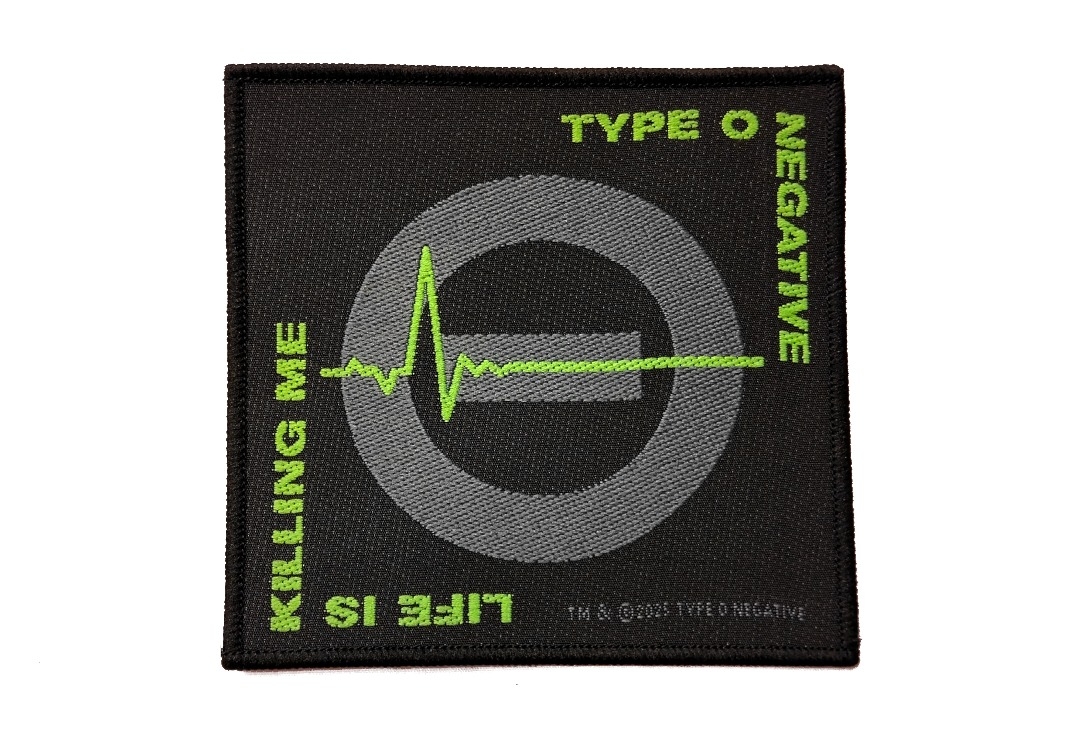 Type O Negative - Life Is Killing Me Sew On Woven Patch