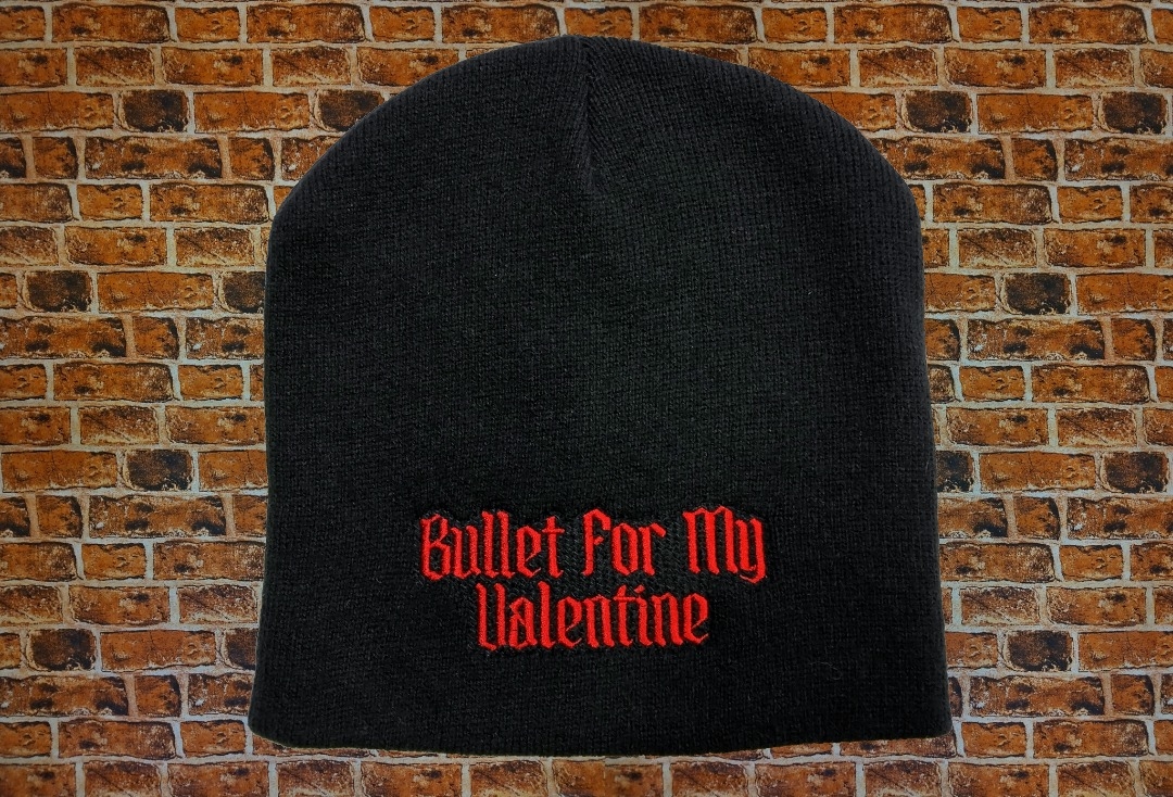 Bullet For My Valentine - Logo Embroidered Official Knitted Beanie Hat
