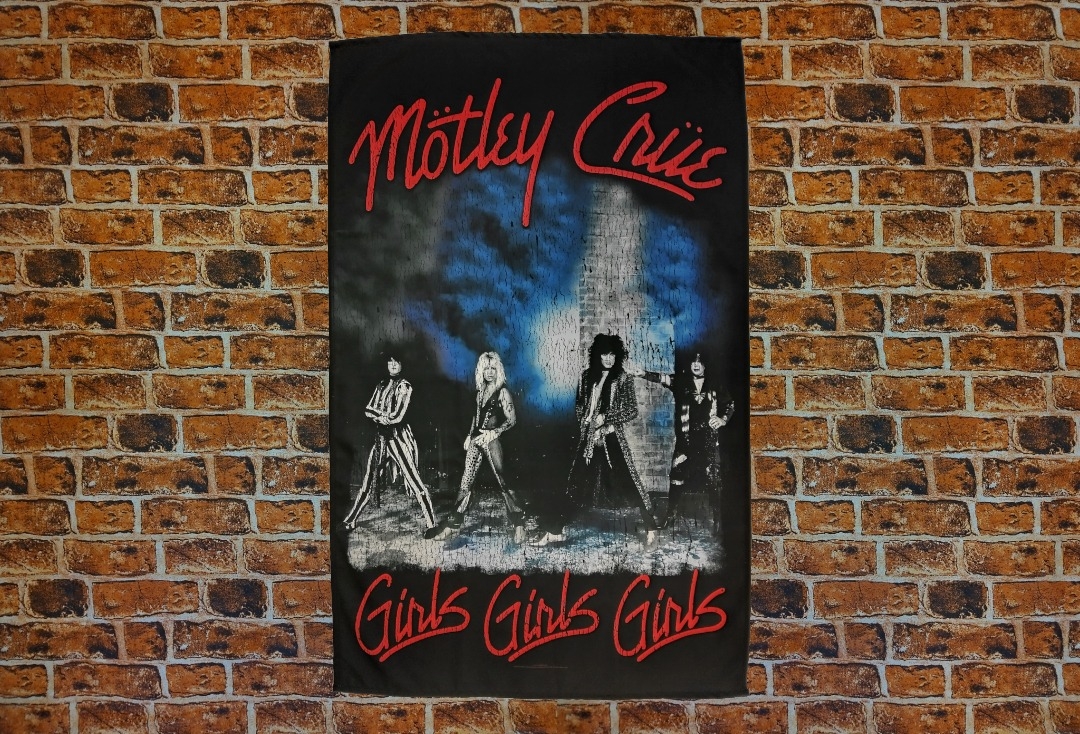 Motley Crue - Girls, Girls, Girls Printed Textile Poster